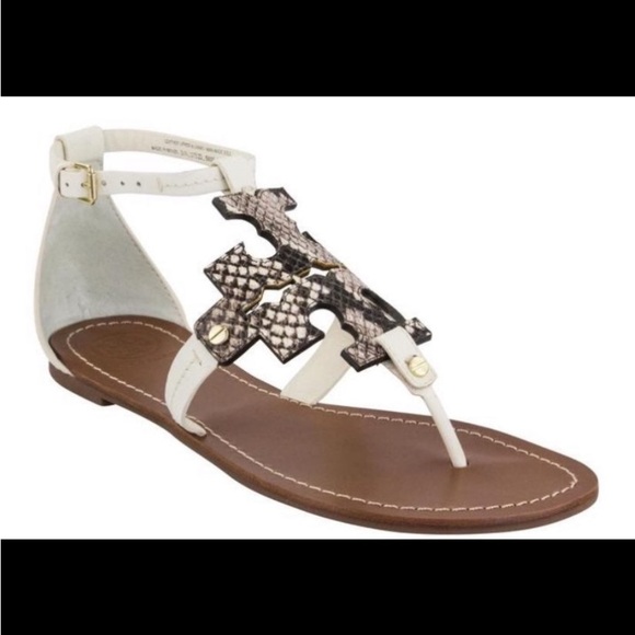 Tory Burch Shoes - Tory burch phoebe snake print sandals